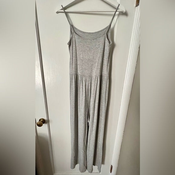 Romper, Sleeveless Romper, Grey - Picture 3 of 4
